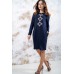 Embroidered costume "Stars" Navy